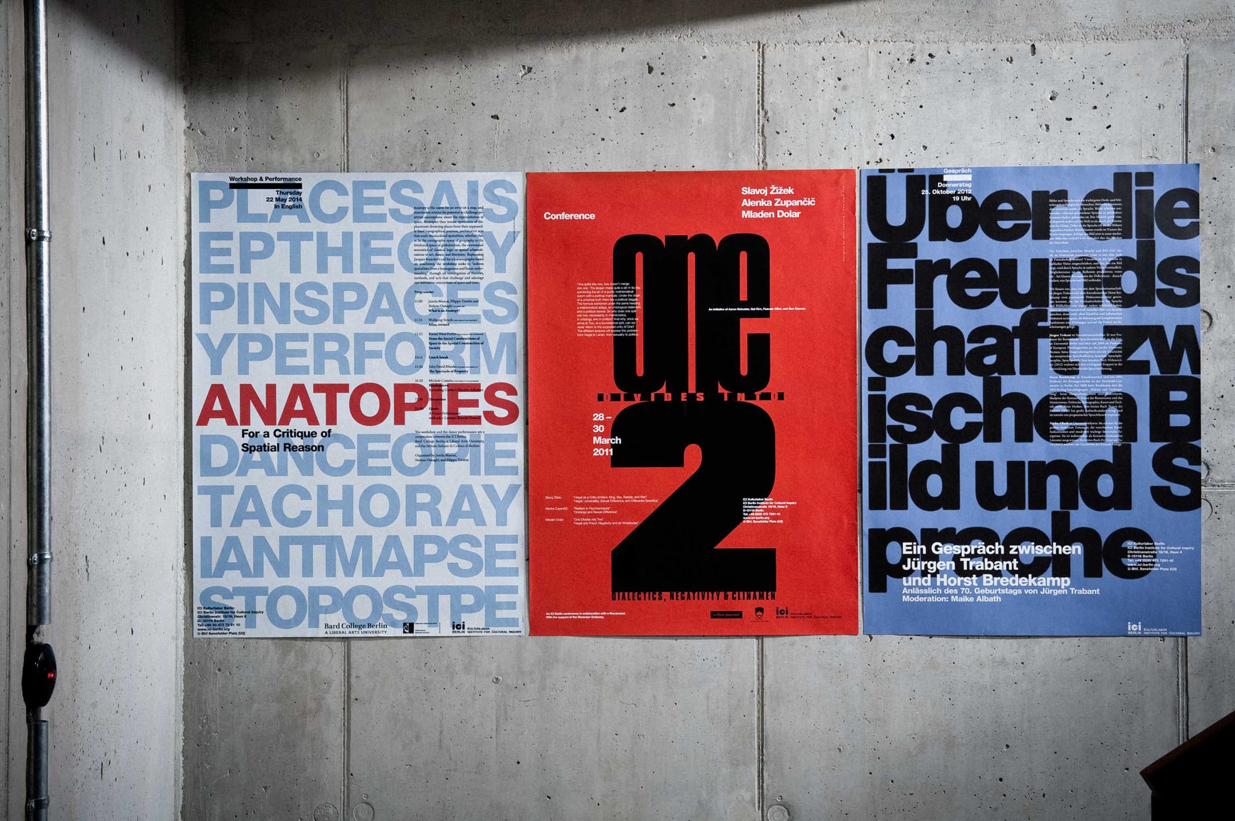 ICI Berlin – Plakate