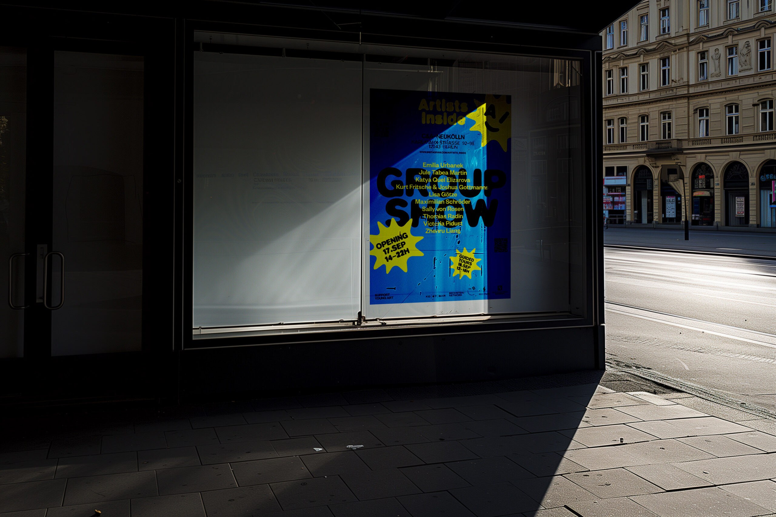 Artists Inside – Group Show Poster